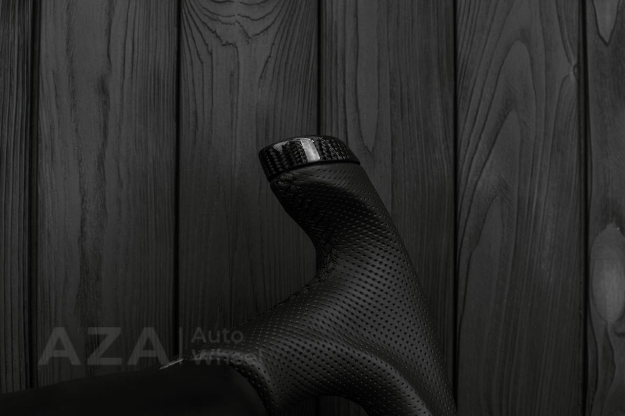 Steering wheel GM Silverado, Sierra, Escalade, Yukon, S10, Blazer, Tahoe, Suburban (1998-2002) Jet style Carbon fiber/Perforated leather - Image 8