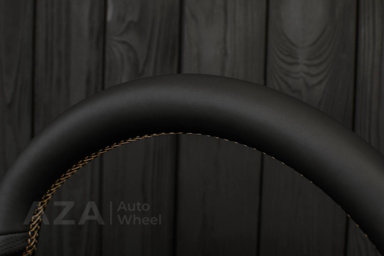 Steering wheel Ford F150/F250/F350 97-2007 Napa/Perforated leather/Tan stitching/Cover - Image 13