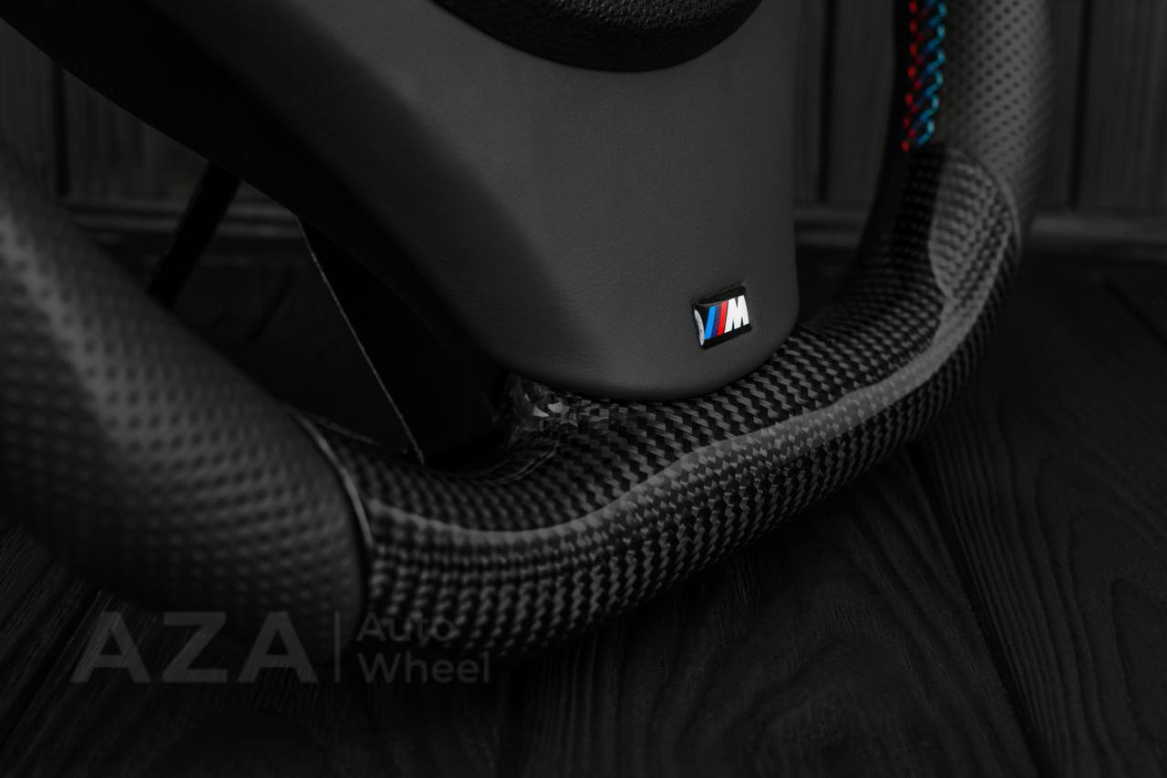 Steering wheel BMW E9X/E8X Jet style Carbon fiber/Perforated leather - Image 10