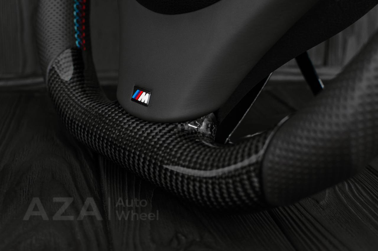 Steering wheel BMW E9X/E8X Jet style Carbon fiber/Perforated leather - Image 11
