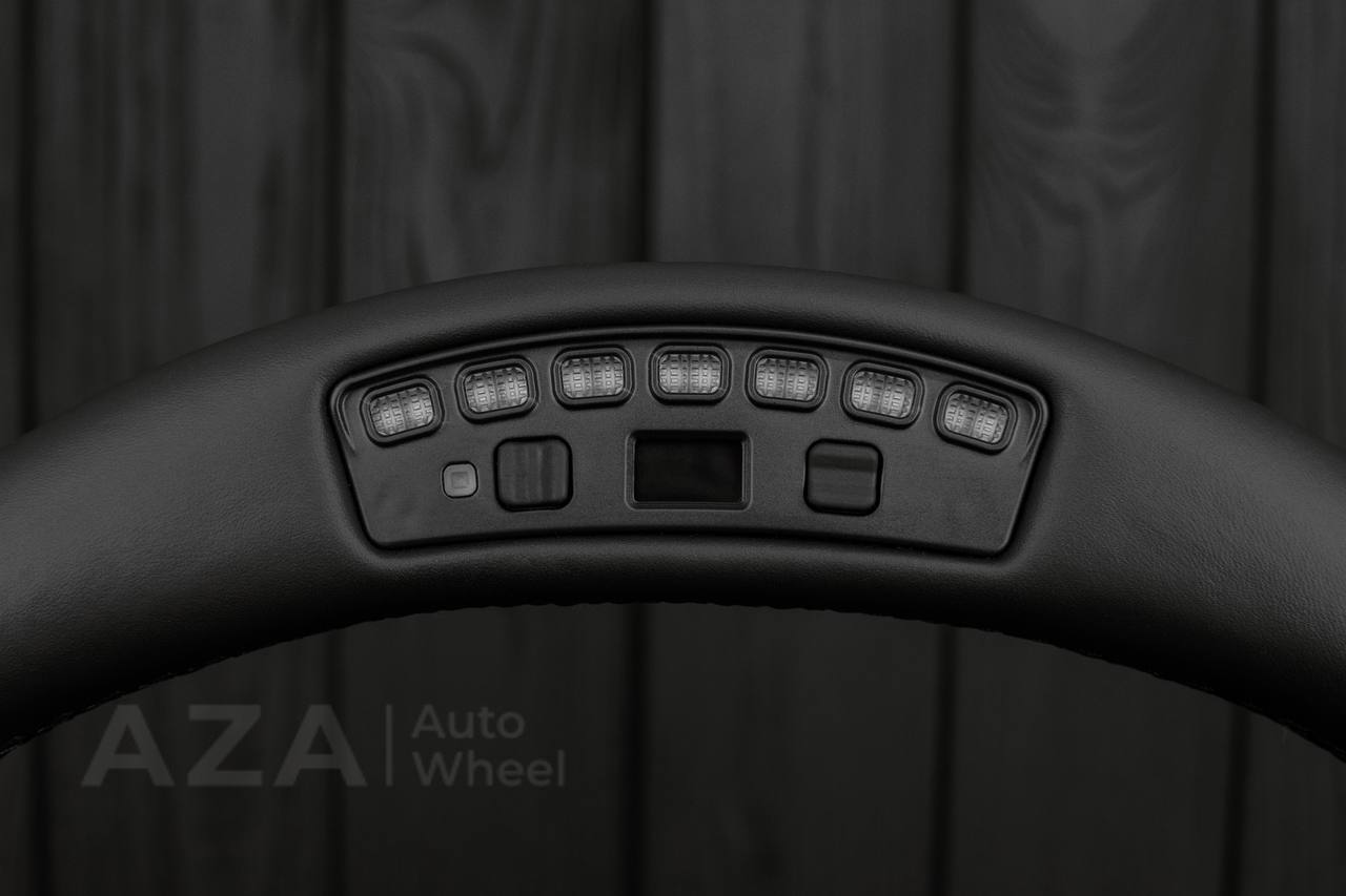Steering wheel Ford Mustang GT Cobra Napa/Perforated leather/REV DISPLAY - Image 14