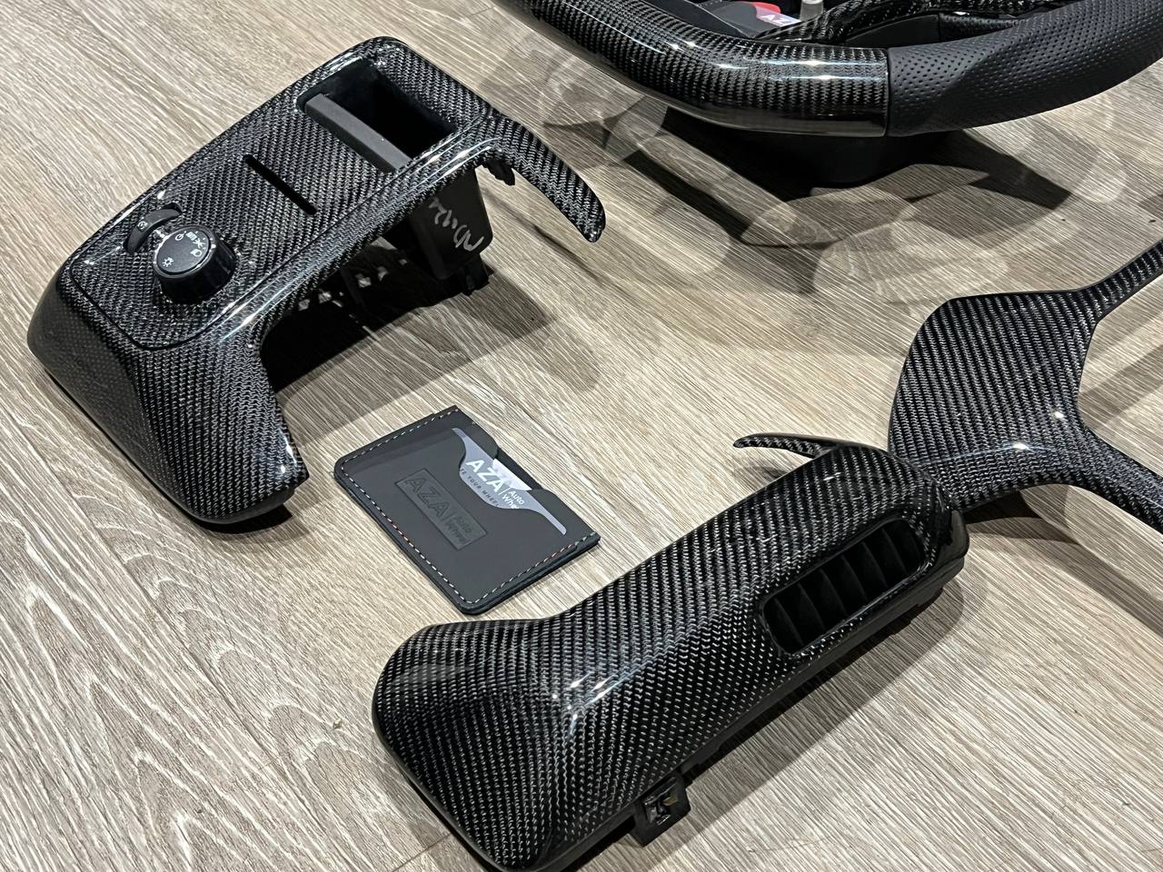 2014-2018 GMC Sierra Chevrolet Silverado DASH Bezel Carbon Fiber Set - Image 6