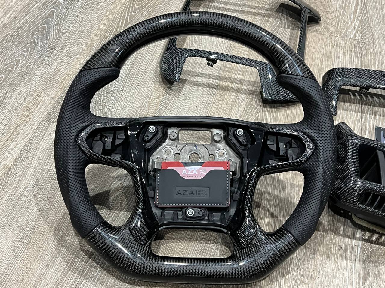 2014-2018 GMC Sierra Chevrolet Silverado DASH Bezel Carbon Fiber Set - Image 11