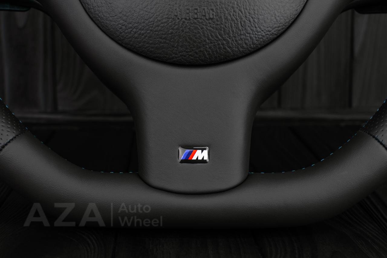 Steering wheel BMW E46/E39 SMG/Smooth Napa leather/Perforated leather/M stripe - Image 7