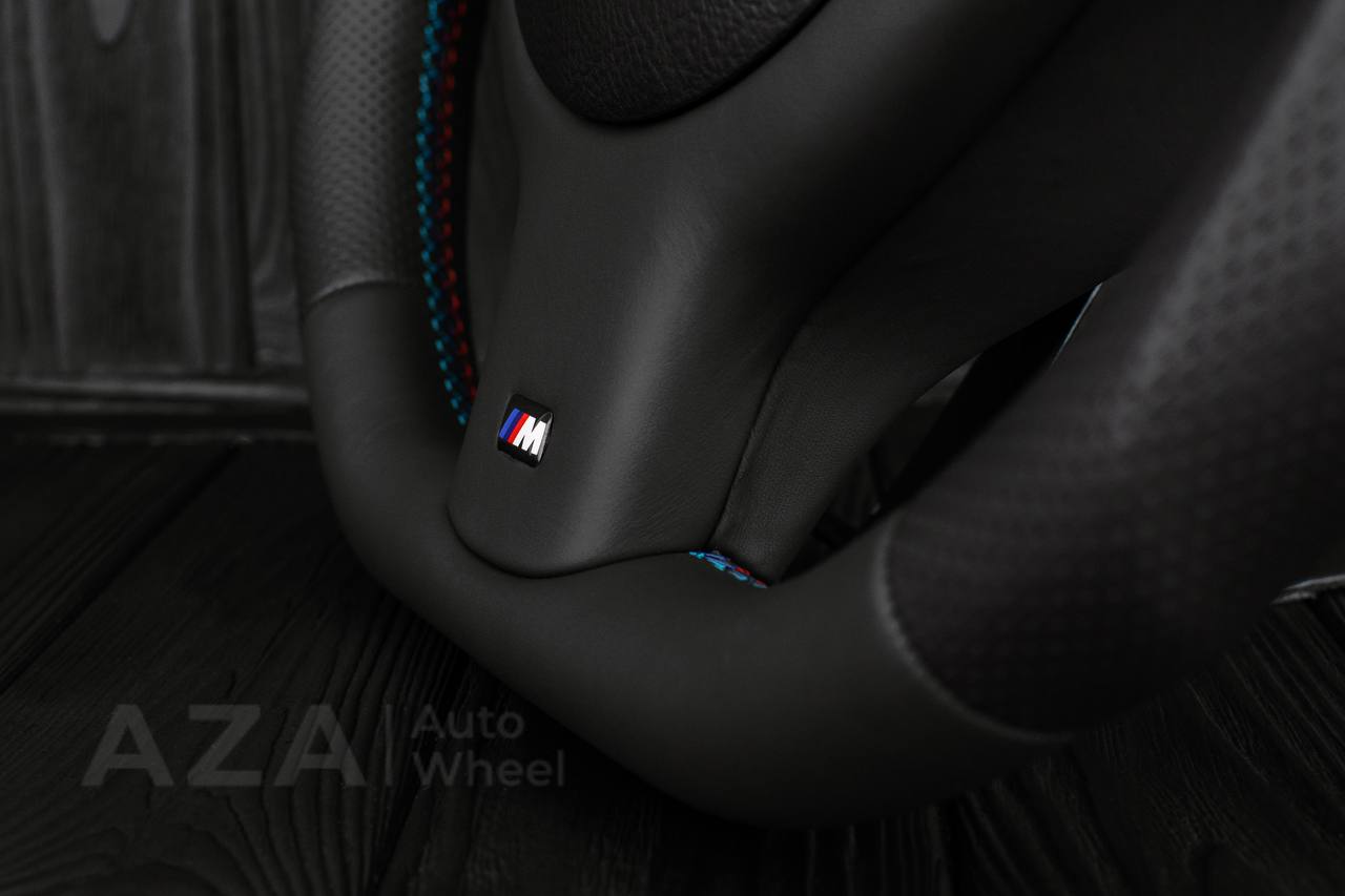 Steering wheel BMW E46/E39 SMG/Smooth Napa leather/Perforated leather/M stripe - Image 8