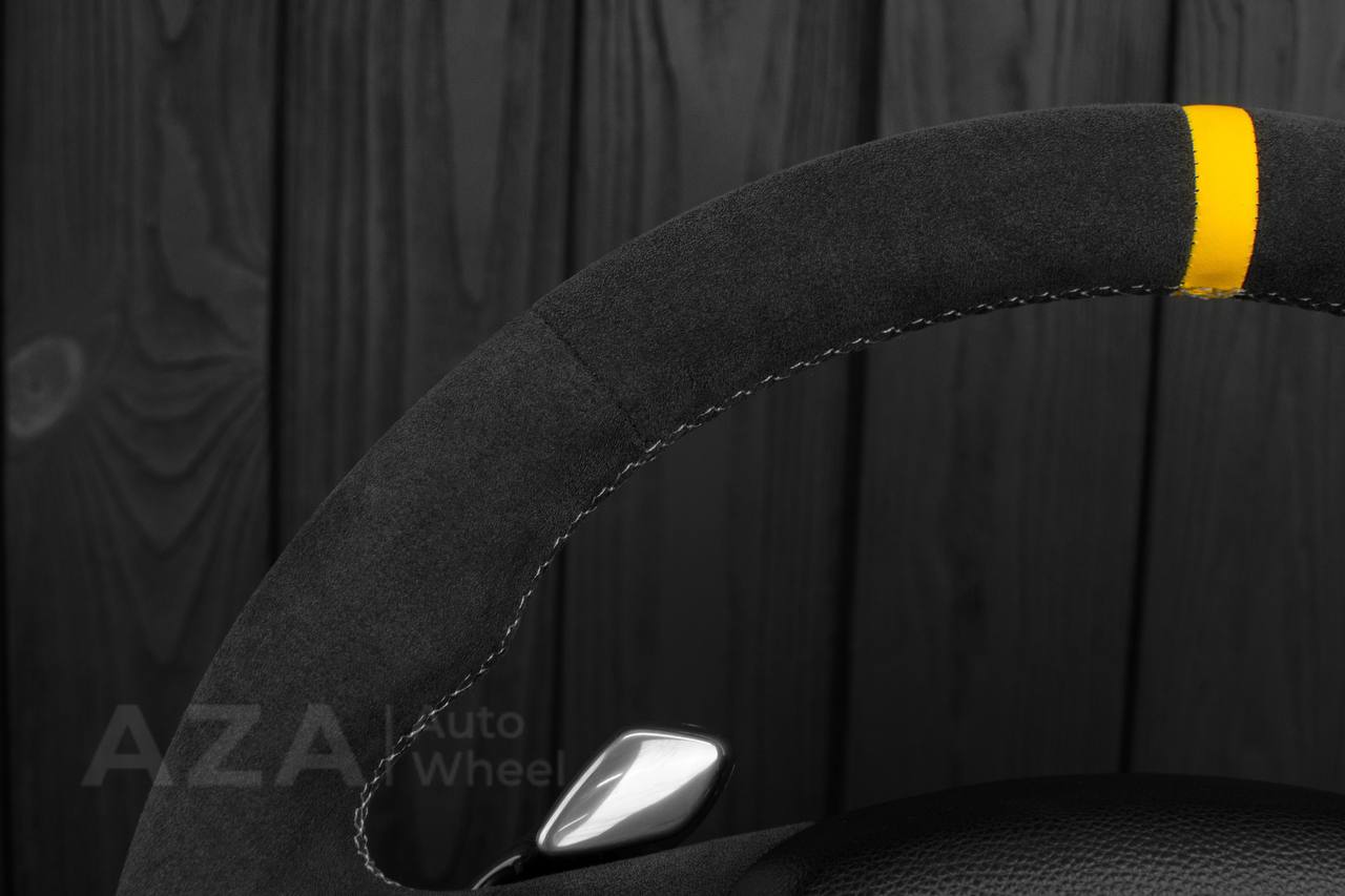 Steering wheel BMW E9X/E8X Alcantara/Yellow stripe - Image 10