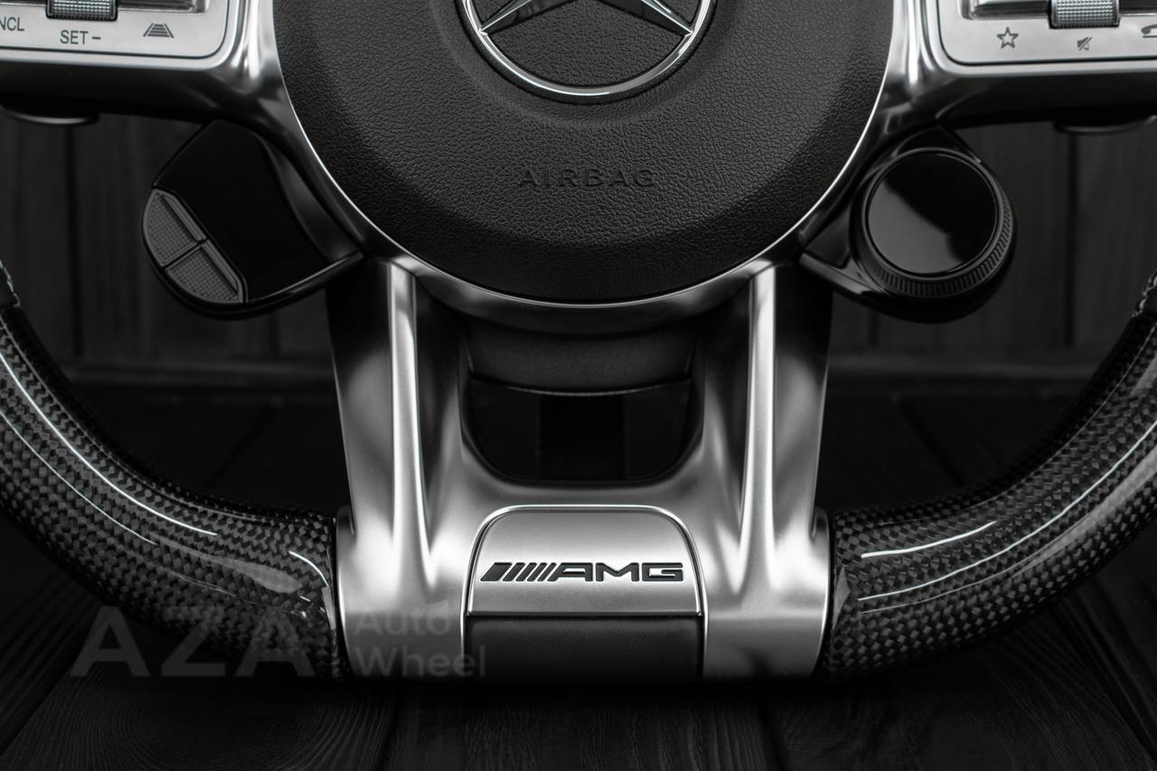 Steering wheel 19-22 Mercedes AMG Supersport W463 G-CLASS G63/W205 C63 E63 GT Carbon fiber - Image 10