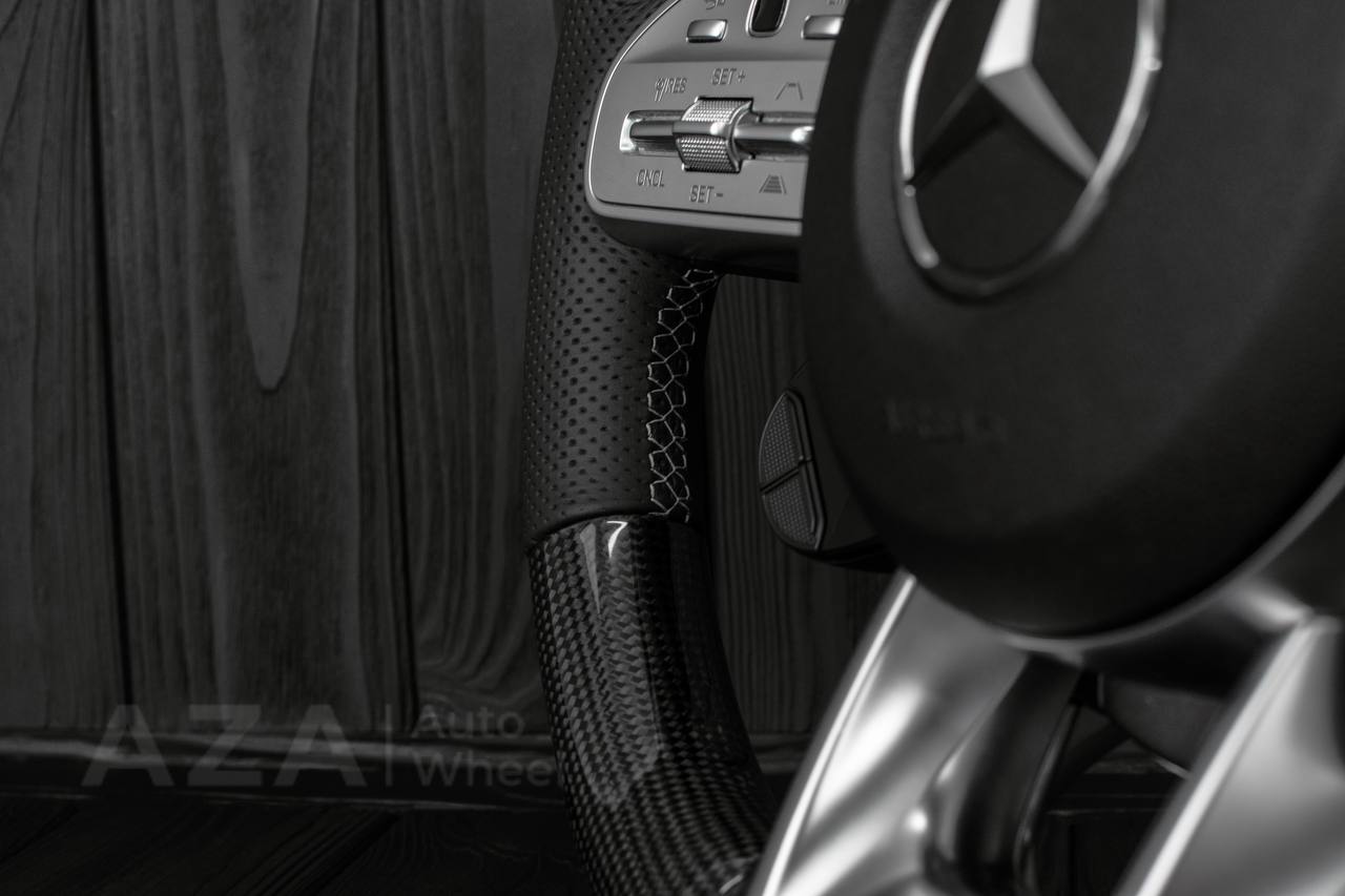 Steering wheel 19-22 Mercedes AMG Supersport W463 G-CLASS G63/W205 C63 E63 GT Carbon fiber - Image 11