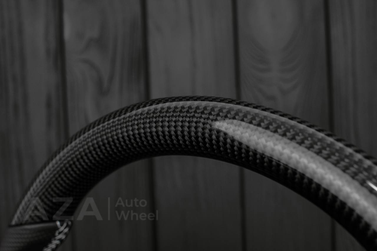 Steering wheel GM, Tahoe, Silverado, Sierra truck (1995-1997) Carbon fiber/Perforated leather (can be any color) - Image 10
