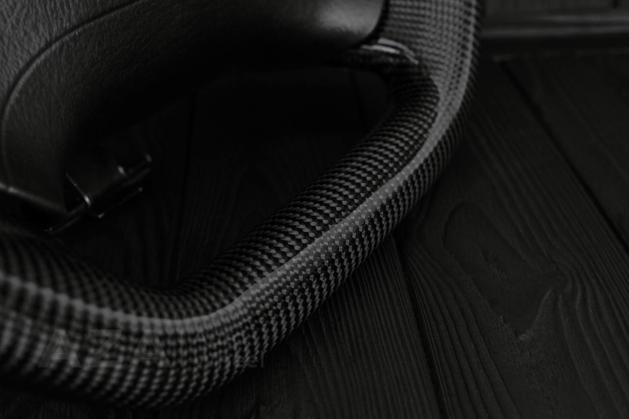 Steering wheel GM, Tahoe, Silverado, Sierra truck (1995-1997) Carbon fiber/Perforated leather (can be any color) - Image 11