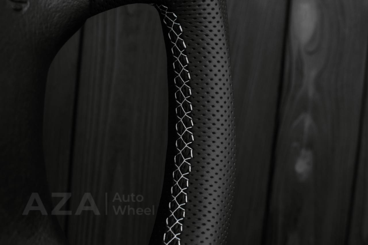Steering wheel GM, Tahoe, Silverado, Sierra truck (1995-1997) Carbon fiber/Perforated leather (can be any color) - Image 13