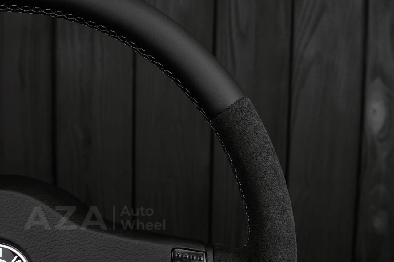 Steering wheel BMW E30 M-Tech 1 385mm converted to 370mm Napa/Alcantara - Image 7