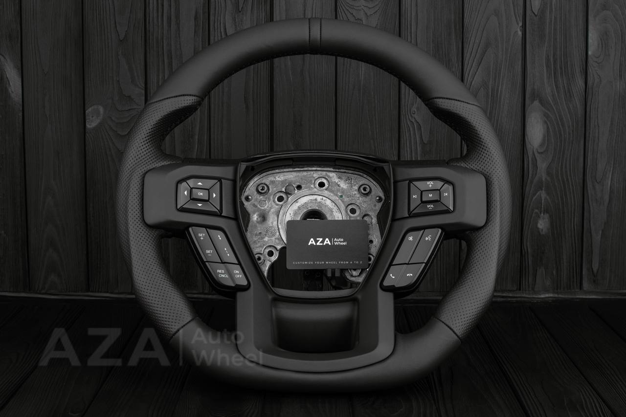 Steering wheel Ford F250/F350 2015-2022 Smooth/Perforated leather/Heated/Adaptive steering