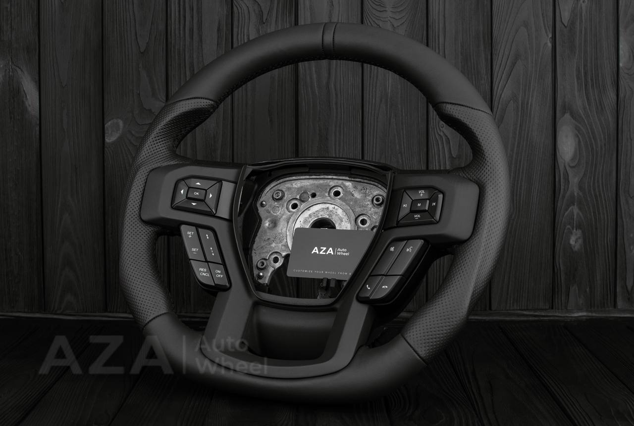 Steering wheel Ford F250/F350 2015-2022 Smooth/Perforated leather/Heated/Adaptive steering - Image 3