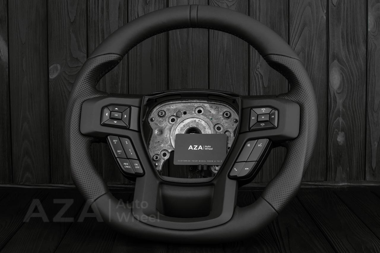 Steering wheel Ford F250/F350 2015-2022 Smooth/Perforated leather/Heated/Adaptive steering - Image 4