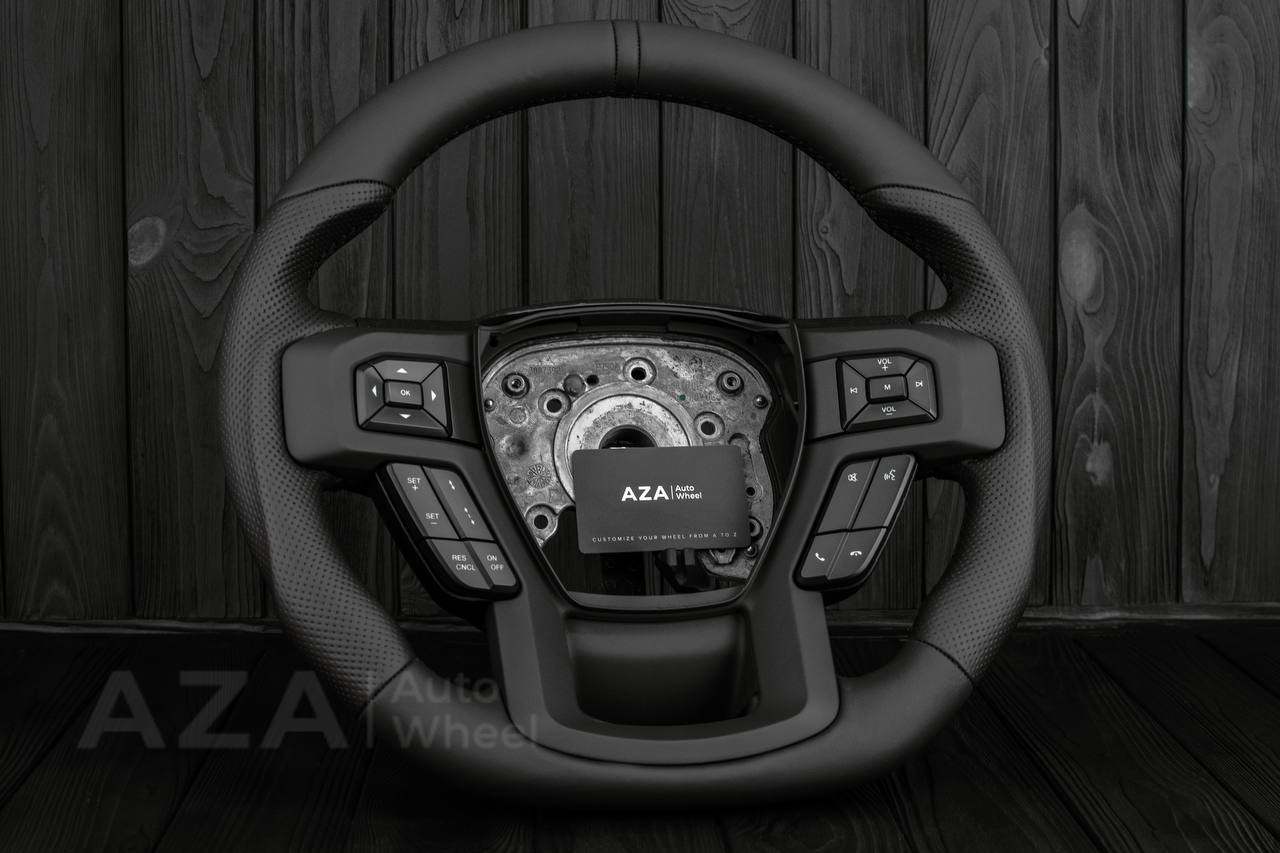 Steering wheel Ford F250/F350 2015-2022 Smooth/Perforated leather/Heated/Adaptive steering - Image 5