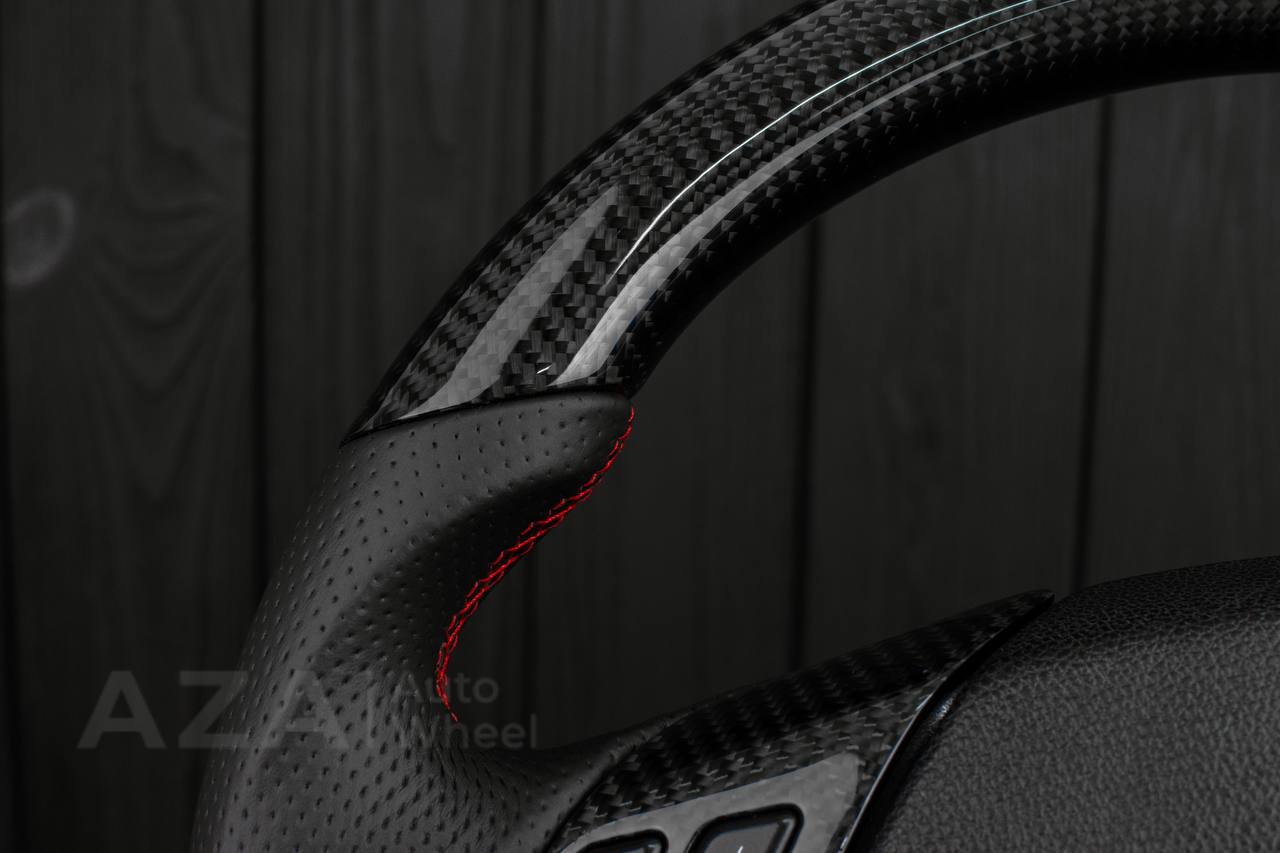 Steering Wheel BMW E9X BMW 328i 325i 330i 335i Comfort/Base Napa Leather/Carbon fiber - Image 5