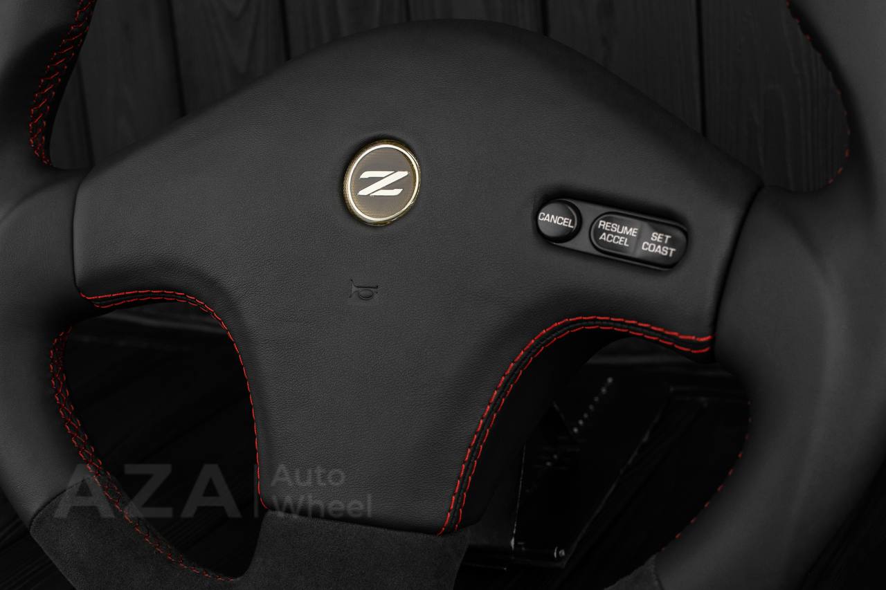 Steering wheel Nissan 300zx z32 1990-1996 Napa/Alcantara/Red details (can be any color) - Image 6