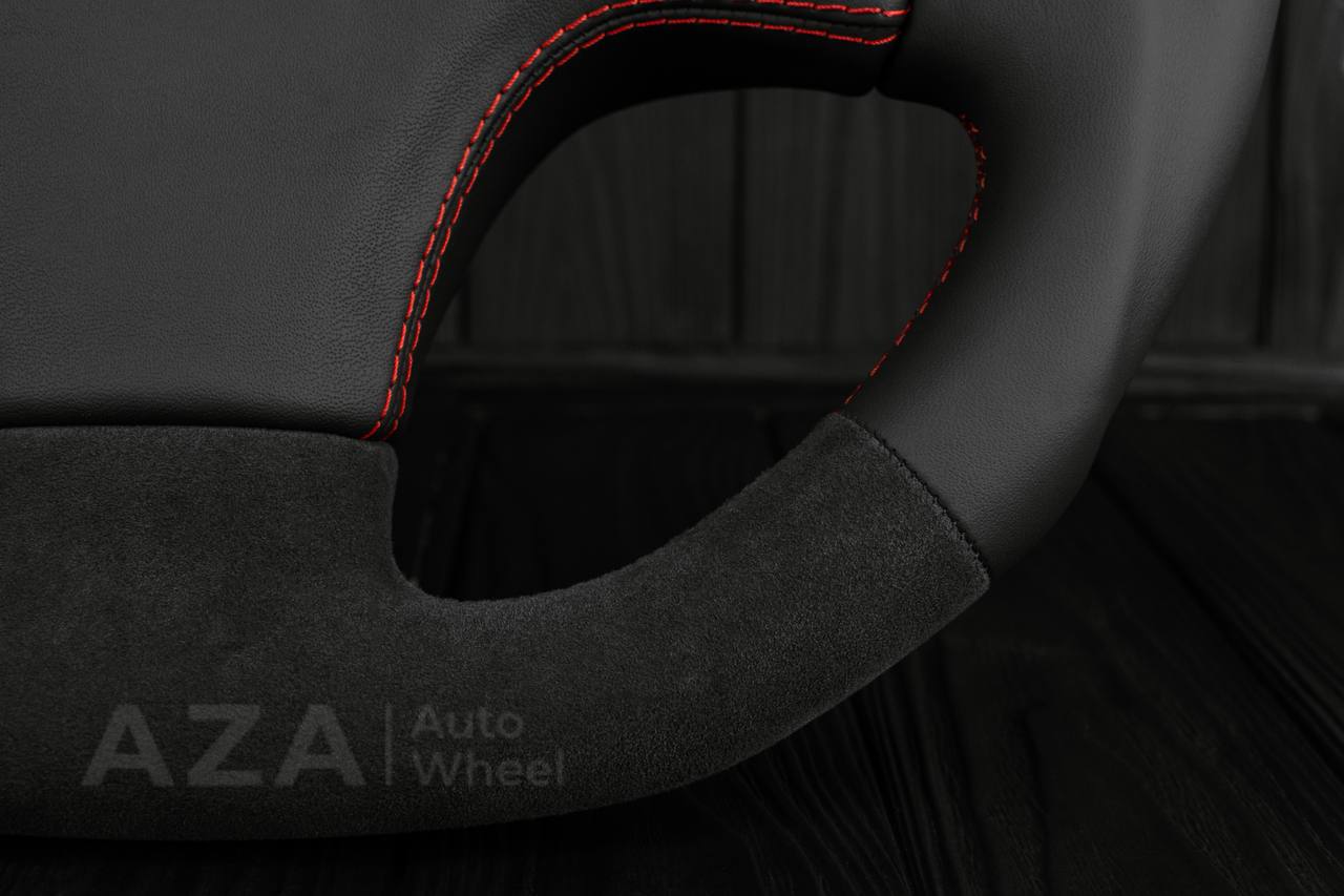 Steering wheel Nissan 300zx z32 1990-1996 Napa/Alcantara/Red details (can be any color) - Image 10