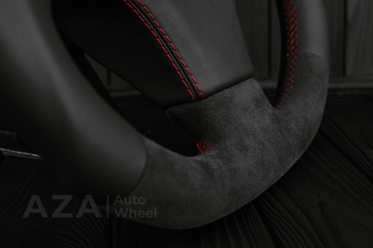 Steering wheel Nissan 300zx z32 1990-1996 Napa/Alcantara/Red details (can be any color) - Image 11