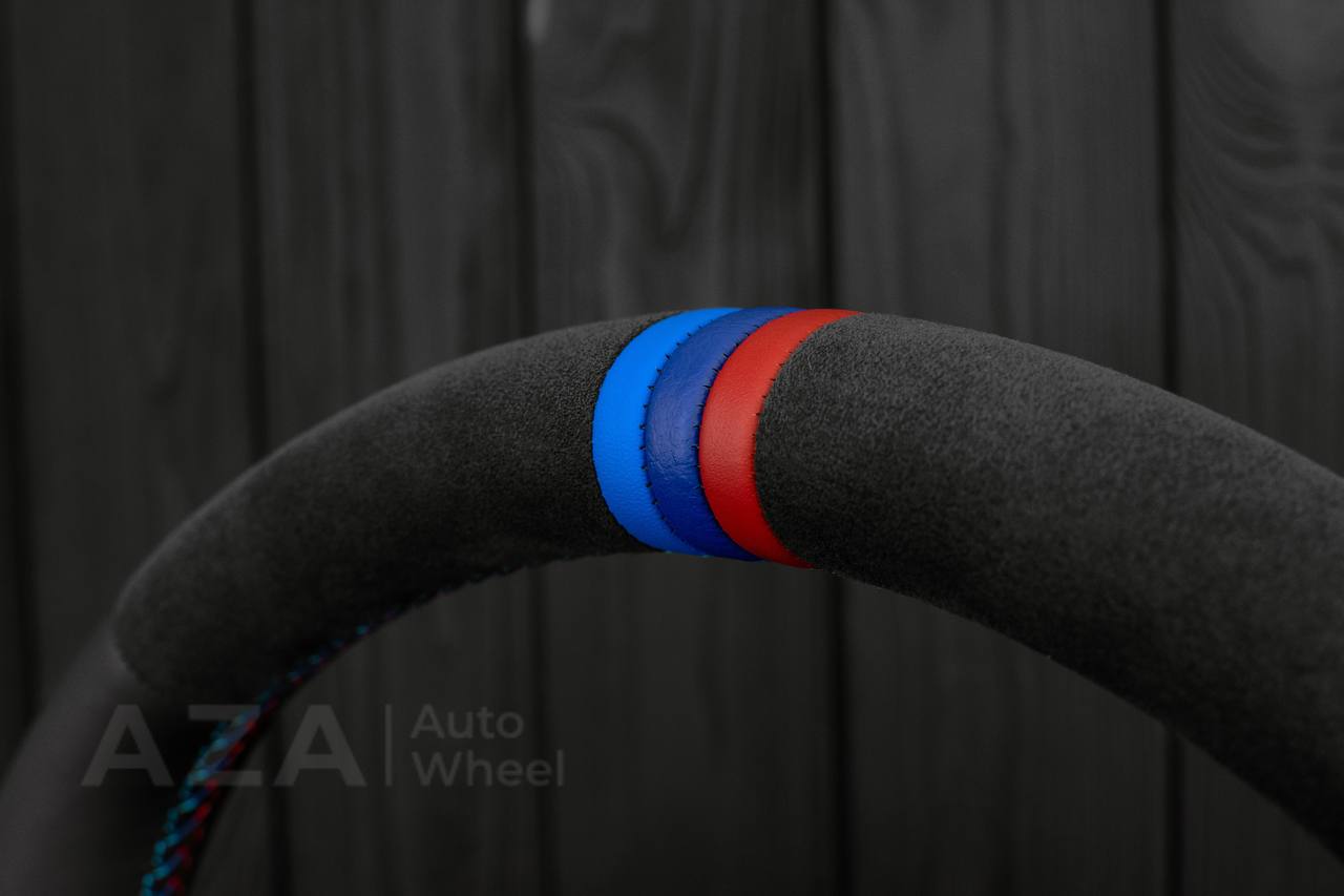 Steering wheel BMW E6X SMG Paddle Shift Alcantara/Napa leather/Cover - Image 10