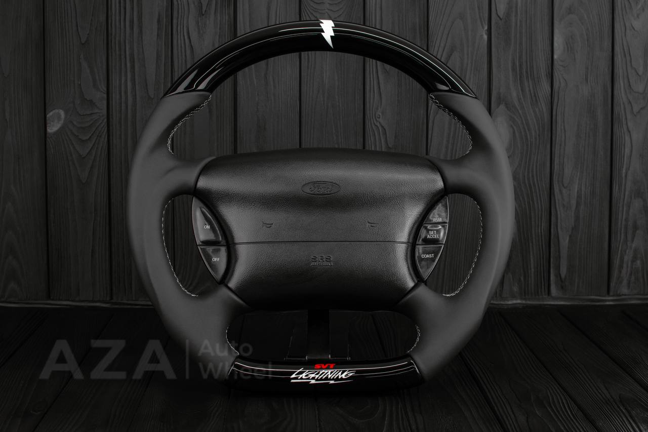 Steering wheel Ford Lightning/Ranger/Explorer 99-2004 Piano Black/Napa leather