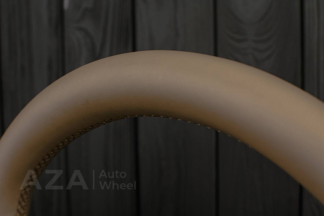 Steering wheel Ford F150/F250/F350 97-2007 Excursion Napa/Perforated leather/Custom cover - Image 14