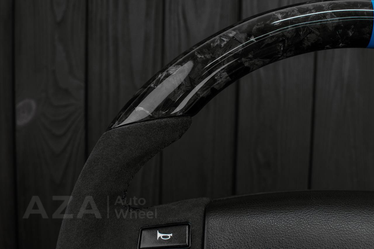 Steering wheel Fox Body Ford Mustang GT Cobra SVT Roush Forged Carbon fiber/Alcantara - Image 5