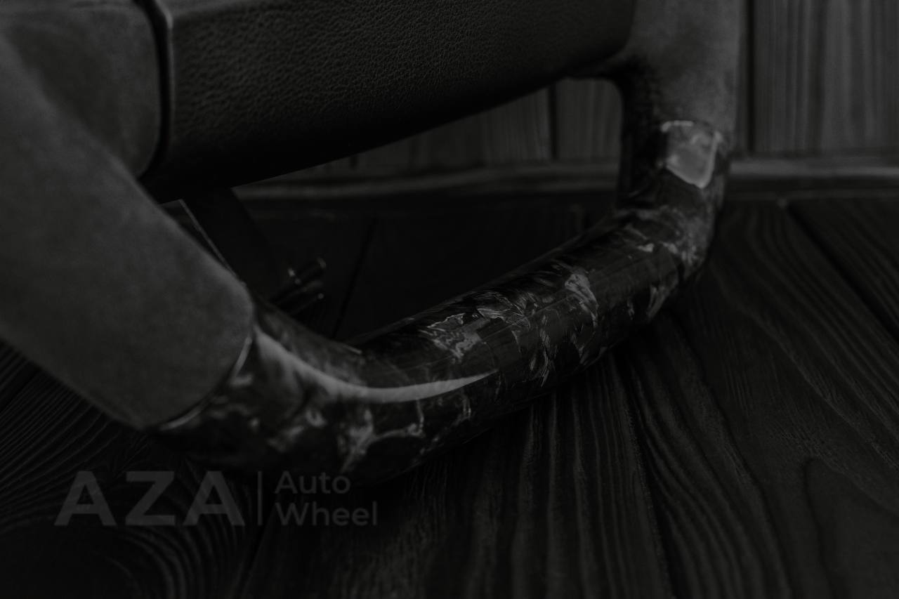Steering wheel Fox Body Ford Mustang GT Cobra SVT Roush Forged Carbon fiber/Alcantara - Image 8