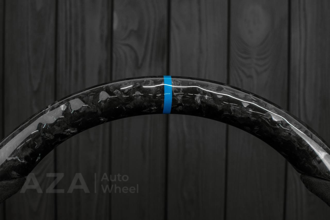 Steering wheel Fox Body Ford Mustang GT Cobra SVT Roush Forged Carbon fiber/Alcantara - Image 11