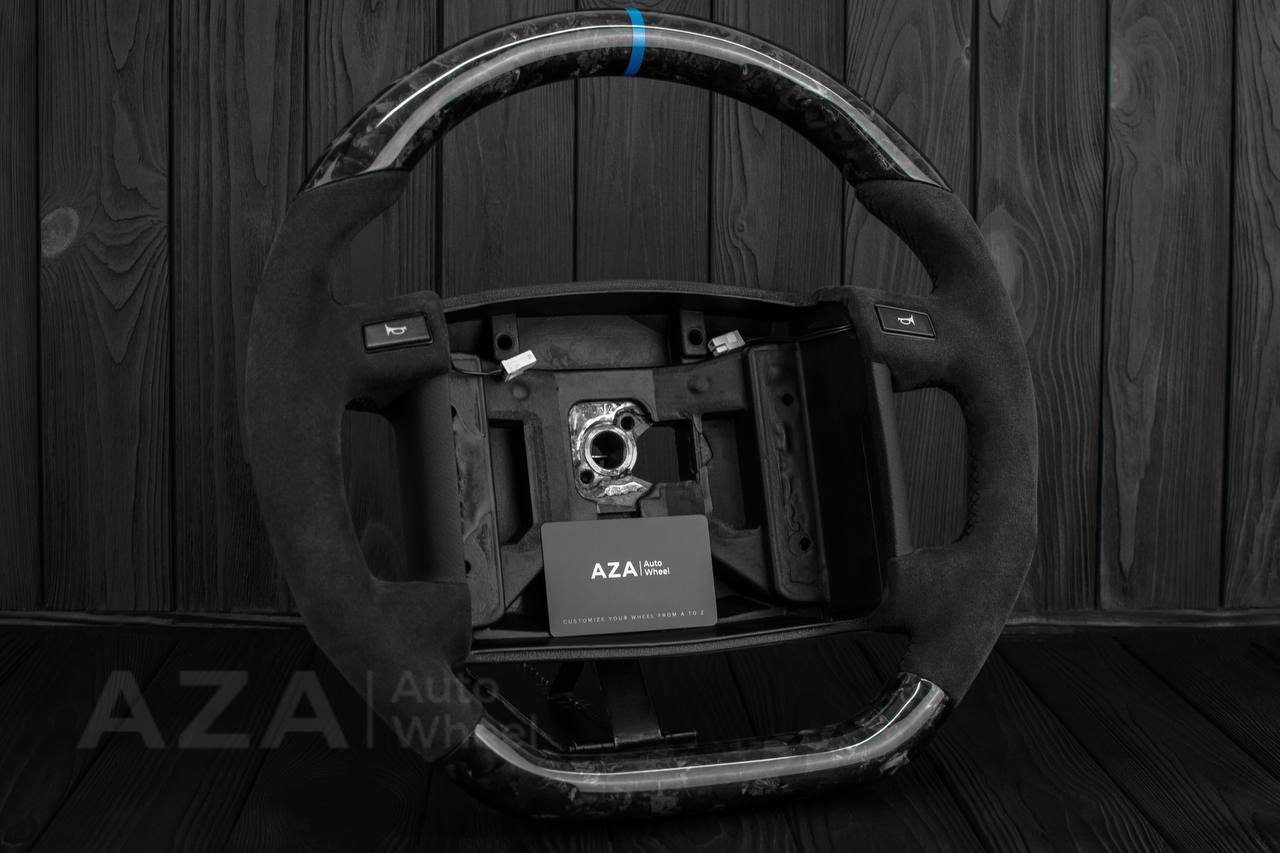 Steering wheel Fox Body Ford Mustang GT Cobra SVT Roush Forged Carbon fiber/Alcantara - Image 12