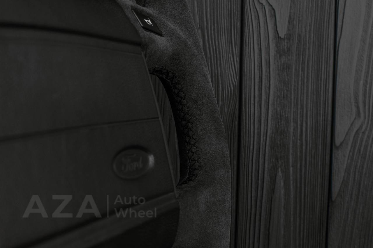 Steering wheel Fox Body Ford Mustang GT Cobra SVT Roush Forged Carbon fiber/Alcantara - Image 14