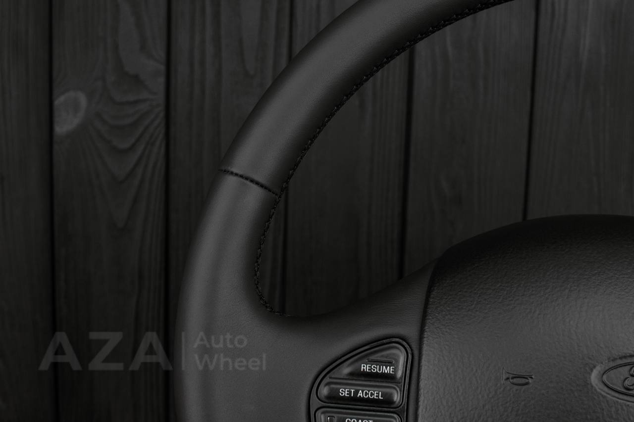 Steering wheel Ford F150/F250/F350 97-2007 Excursion Napa Italian leather - Image 5